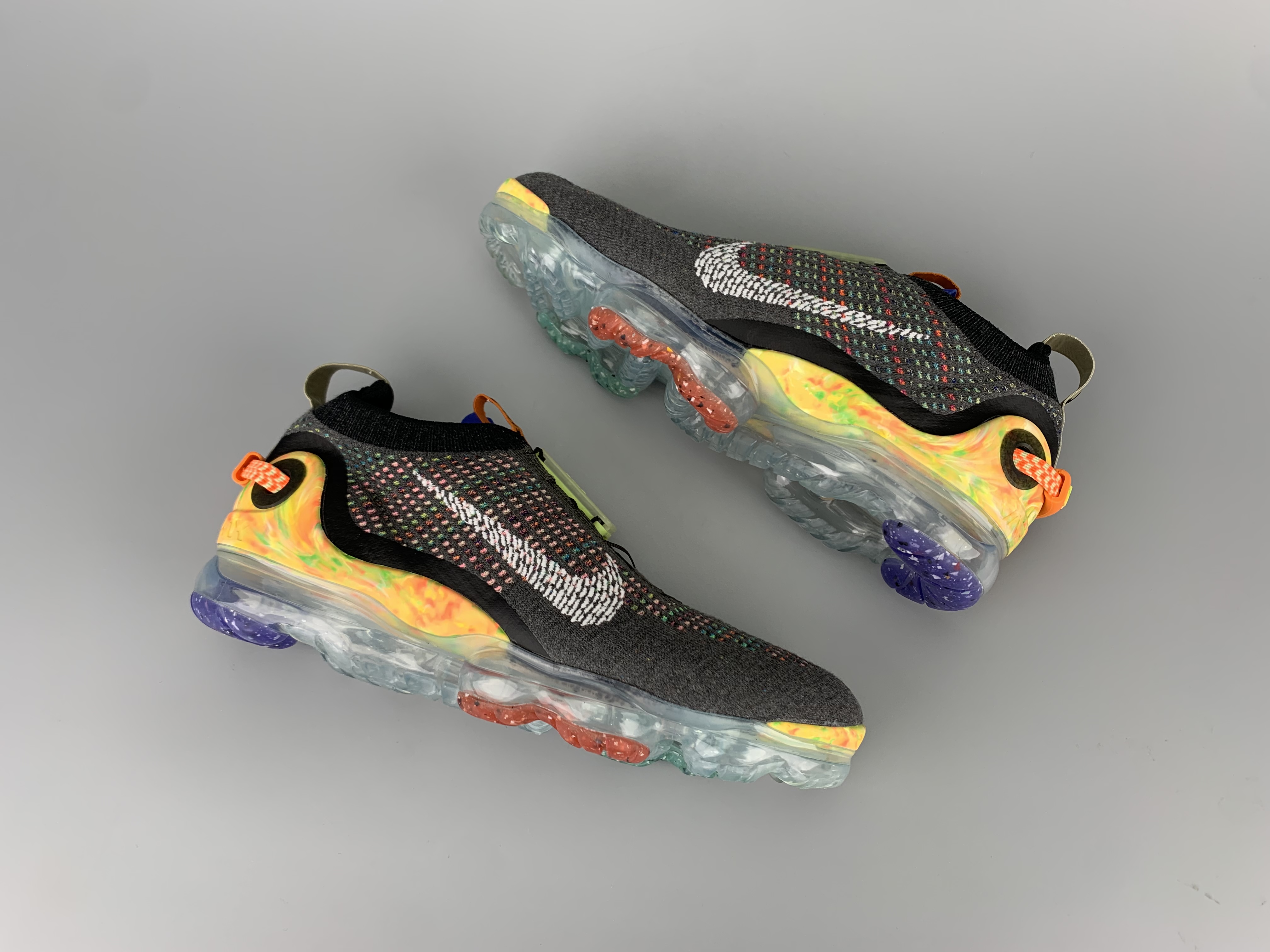 New Nike VaporMax 2020 Black Grey Yellow Shoes For Women